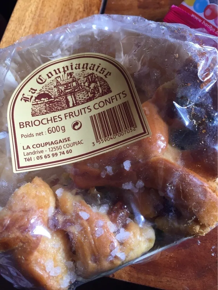 Brioche aux fruits confits La Coupiagaise