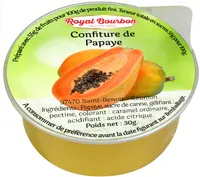 Coupelle confiture papaye 30g royal bourbon x 144