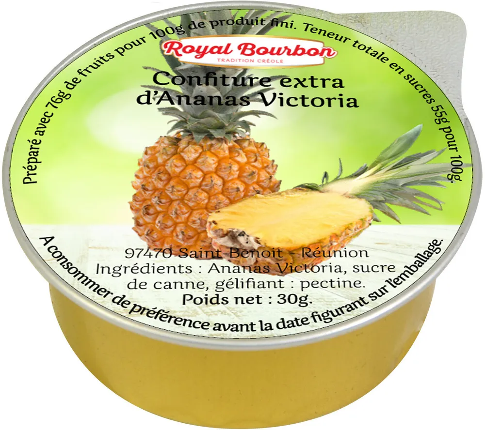 Coupelle confiture ananas