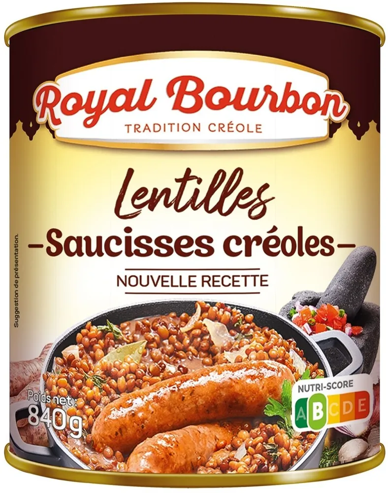 Lentilles aux saucisses créoles 4/4