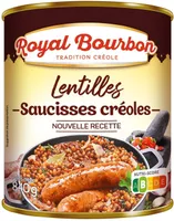Lentilles aux saucisses créoles 4/4