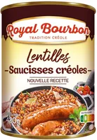 Lentilles aux saucisses créoles 1/2