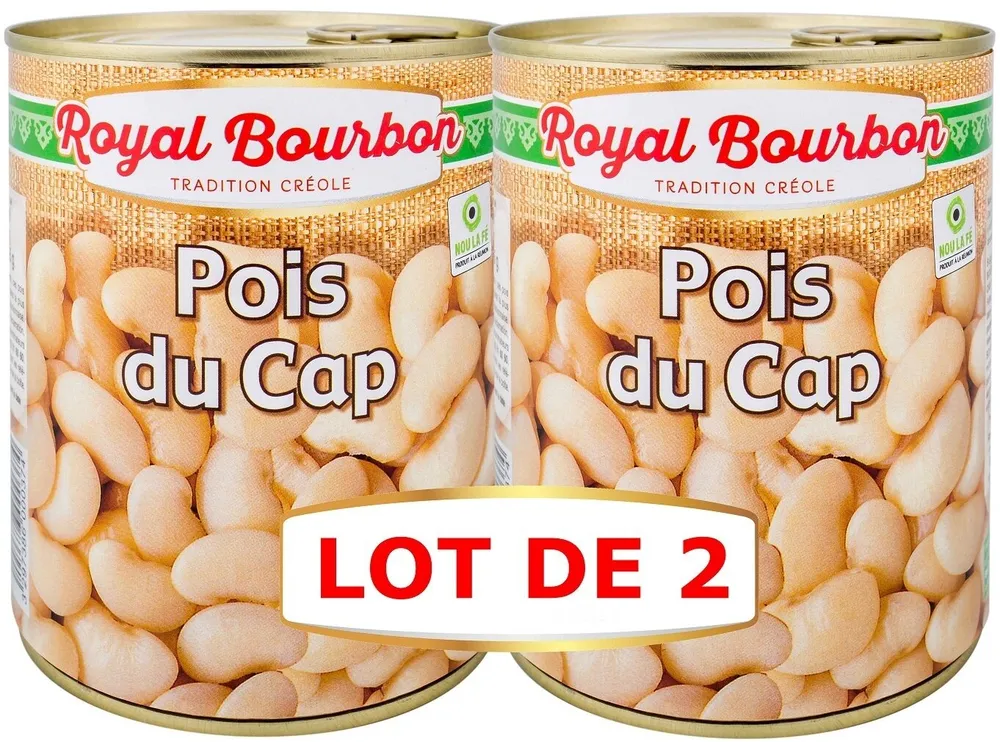 Lot de 2 pois cap naturel 4/4