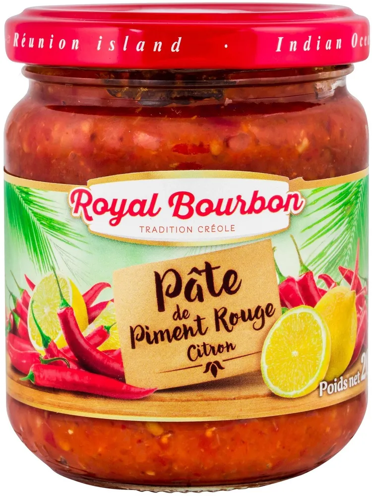 Pate de piment rouge citron