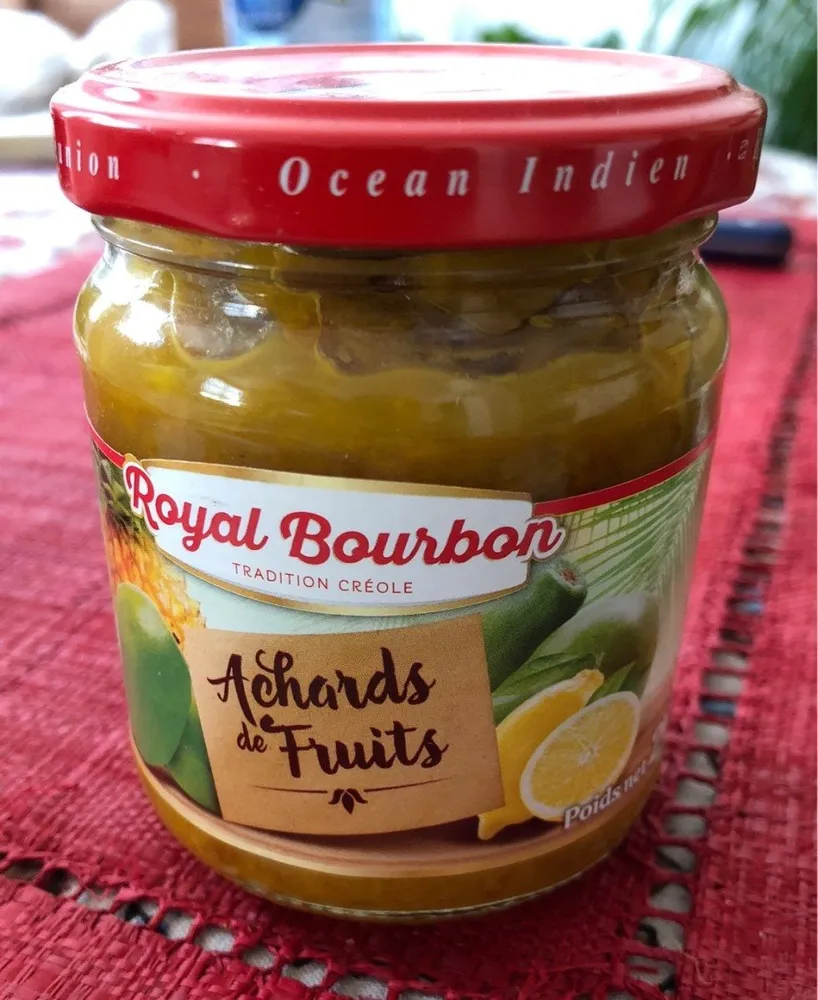 Achards de fruits