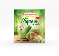 Papaye verte reunion cubes surgeles iqf