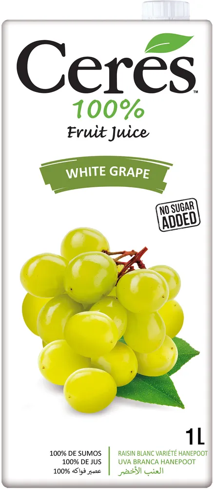 Jus 100% raisin blanc