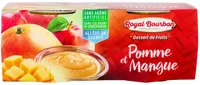 Dessert de fruits pomme/mangue