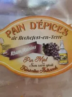 Pain d'épices Rhum/raisins de rochefort-en-terre