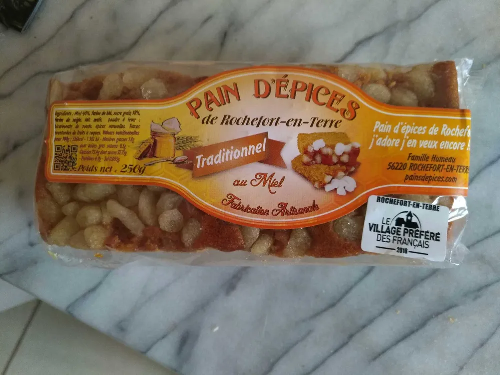Pain d'epices rochefort