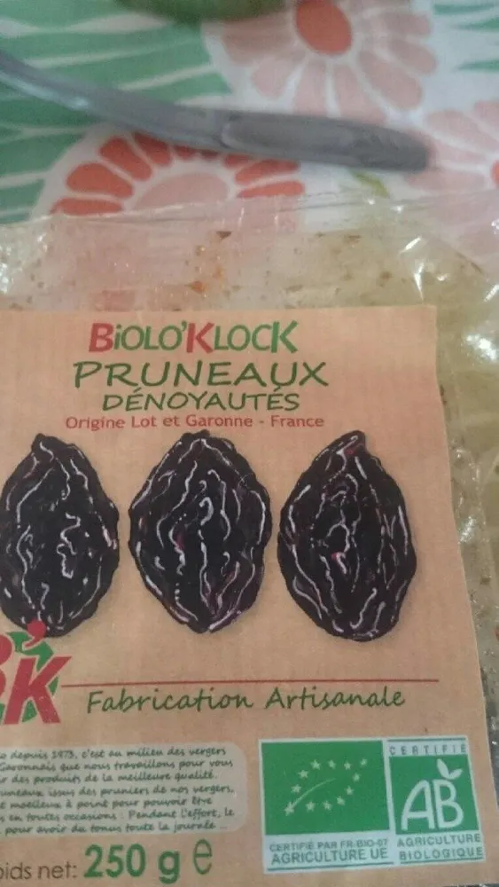 Pruneaux dénoyautés