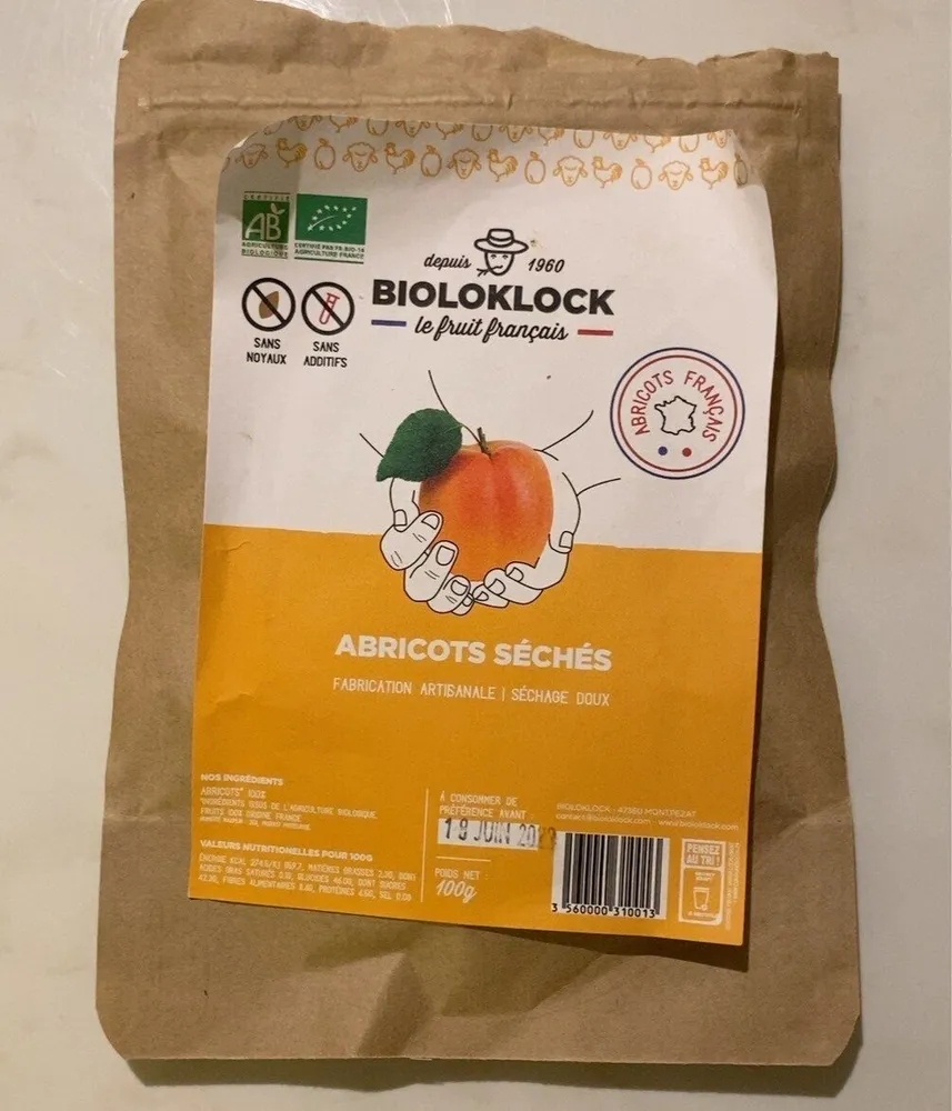 Abricots séchés