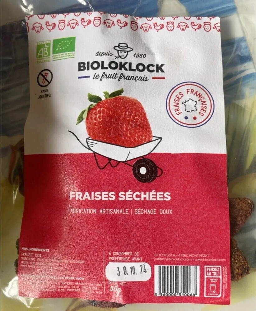 Fraises séchées