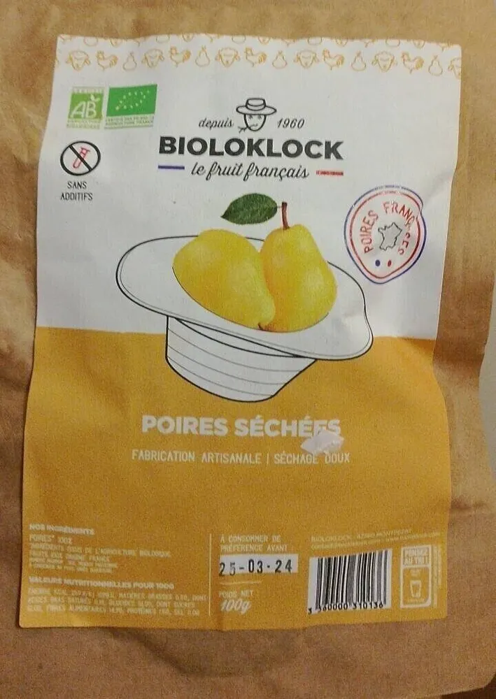 Poire séchée