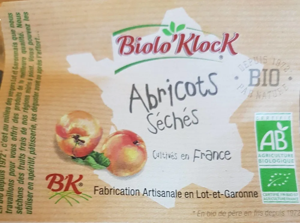Abricots séchés