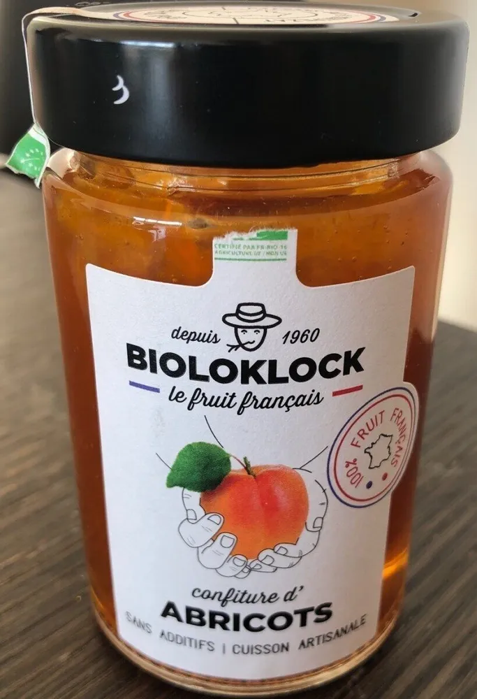 Confiture bio abricot
