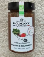 Confiture fraises rhubarbe