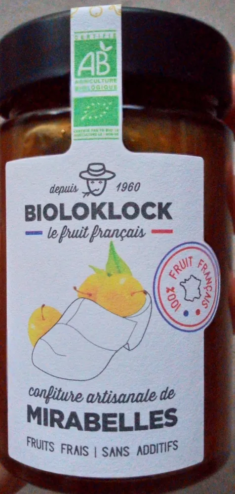 Confiture artisanale de mirabelles