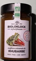 Confiture artisanale de rhubarbe