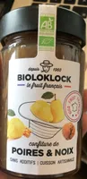 Confiture poire et noix