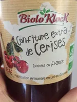 Confitures extra de cerises Bio