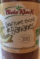 Confiture extra de bananes