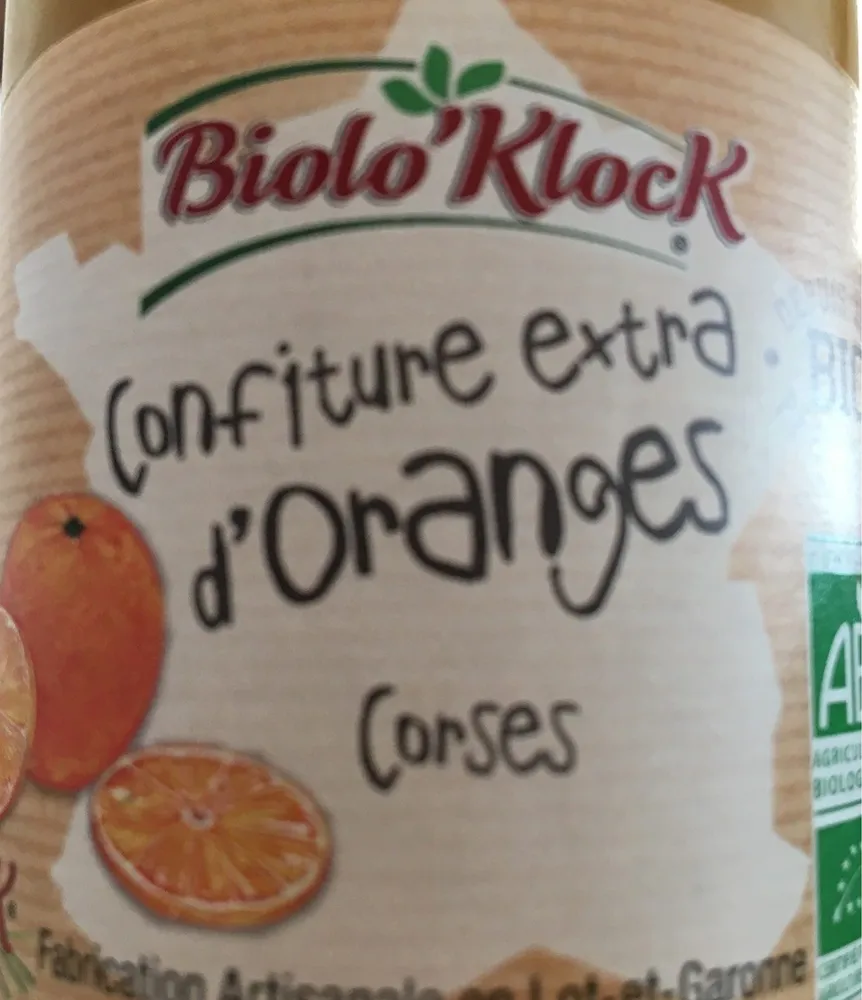 Confiture extra d'orange