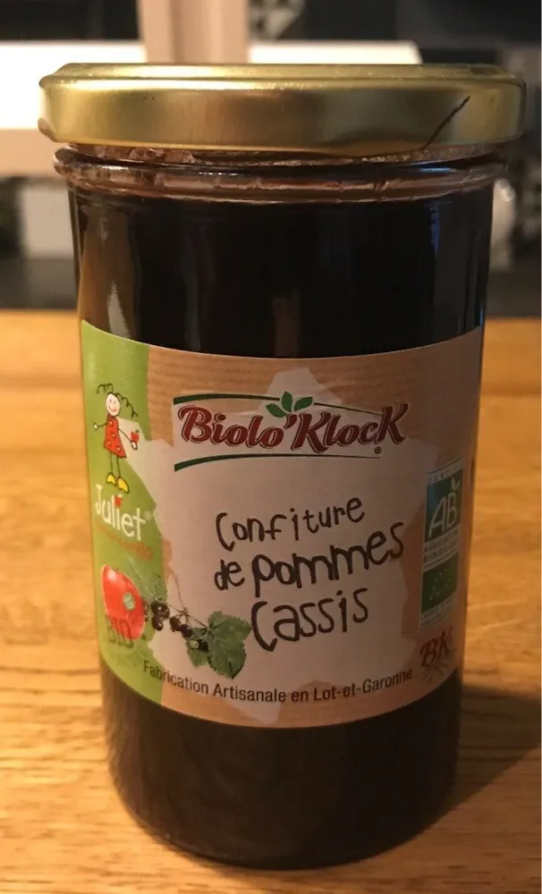 Confiture de pomme cassis