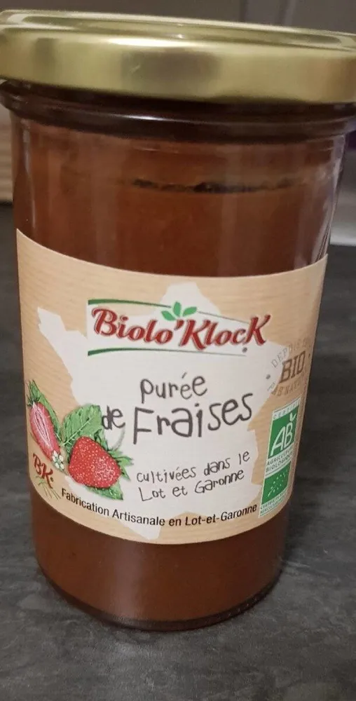 Purée de fraises