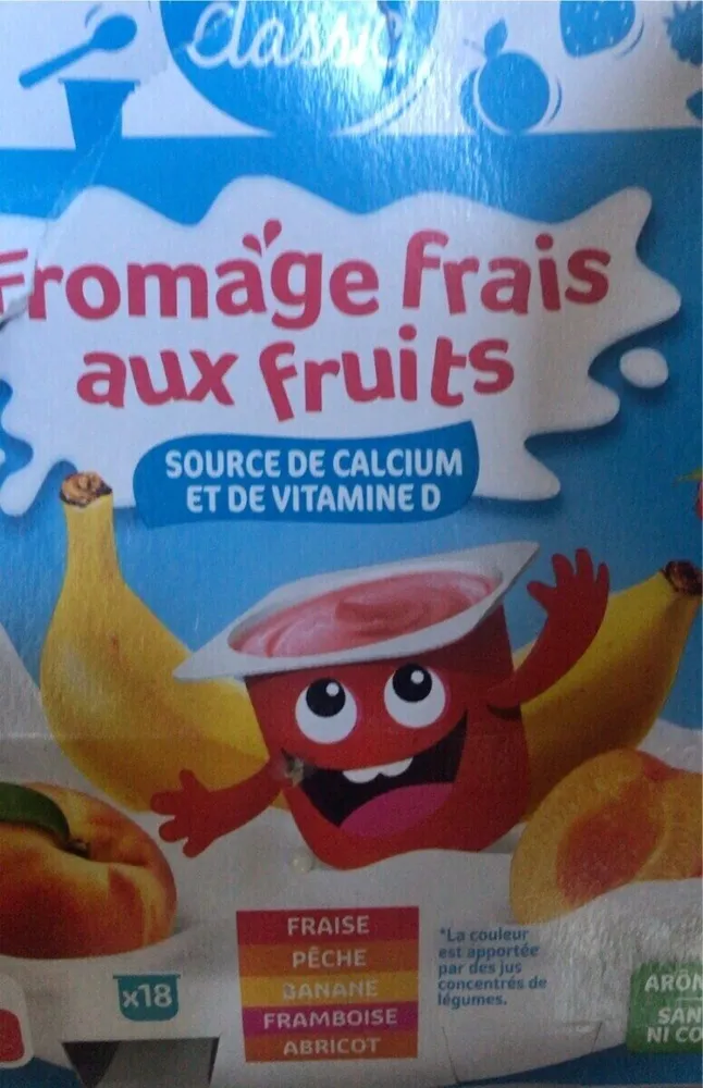 Fromages frais aux fruits