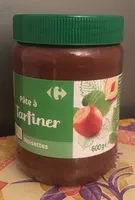 Pâte à tartiner Noisette Sans huile de palme