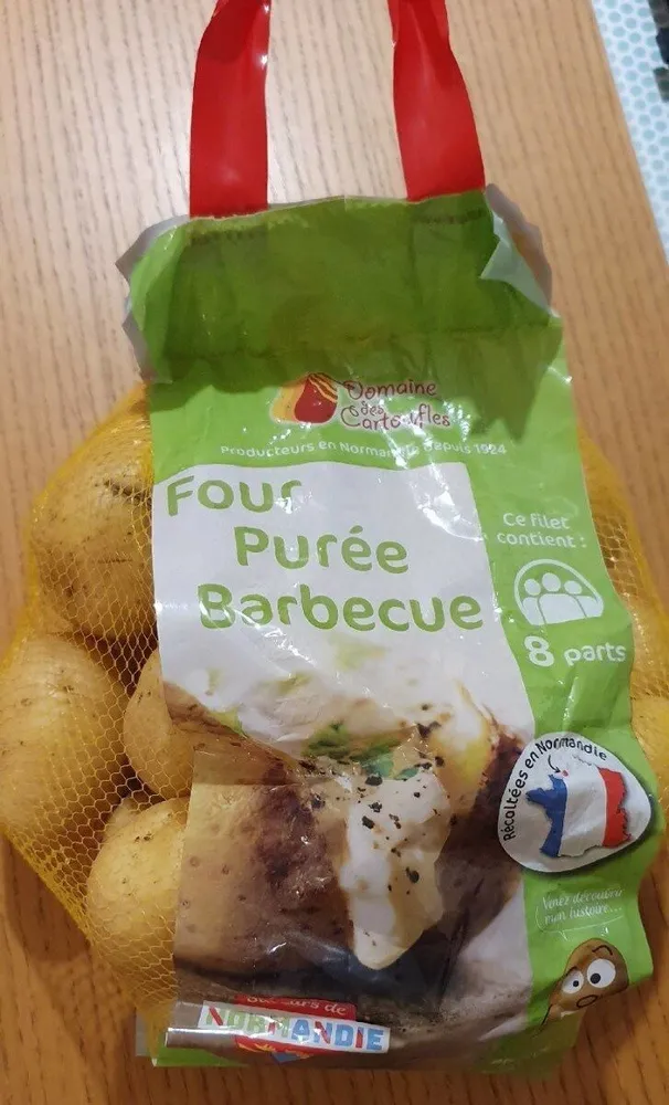 Pommes de terre blanches Four purée barbecue