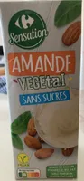 Amande végétal sans sucres
