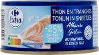THON EN TRANCHES Albacore AU NATUREL