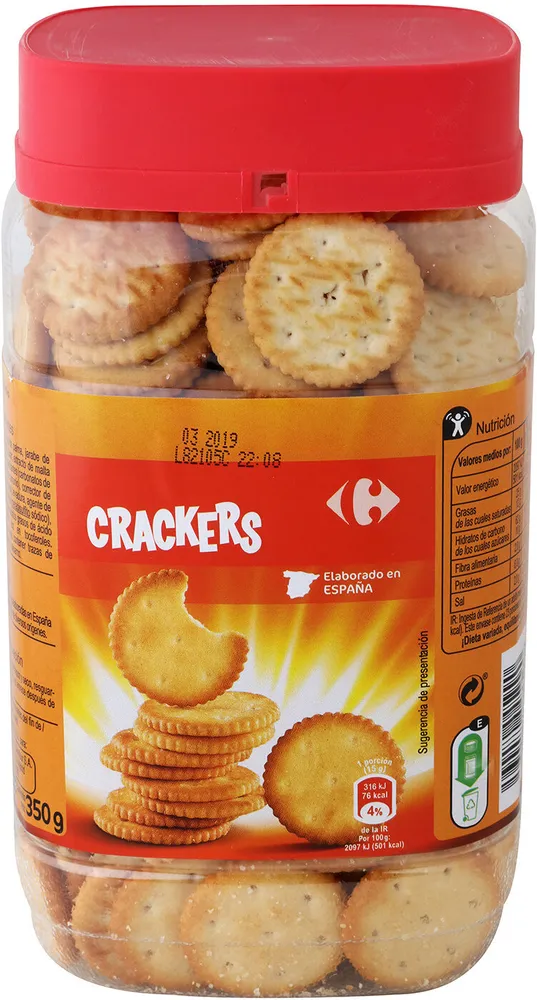 Carrefour Crackers Salati Rotondi