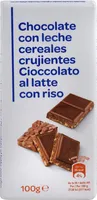 Chocolate crujiente con arroz