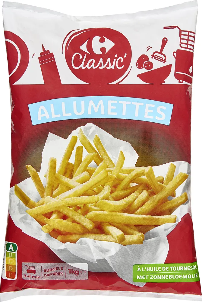 Pommes frites allumettes