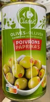 Olives à la farce aux poivrons