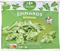 Épinards en branches