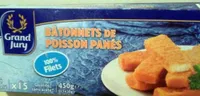 Bâtonnets de Poisson Panés Surgelés