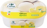 Helado sorbete de limón