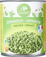Épinards hachés