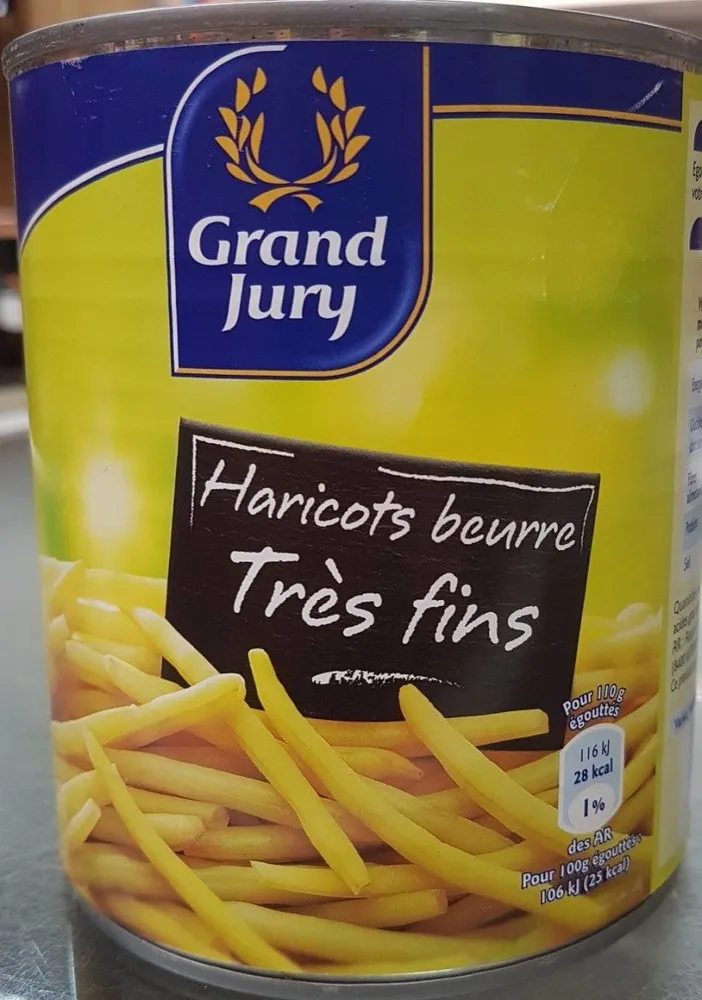 Bte 4 / 4 Haricot Beurre Tres Fin Grand Jury