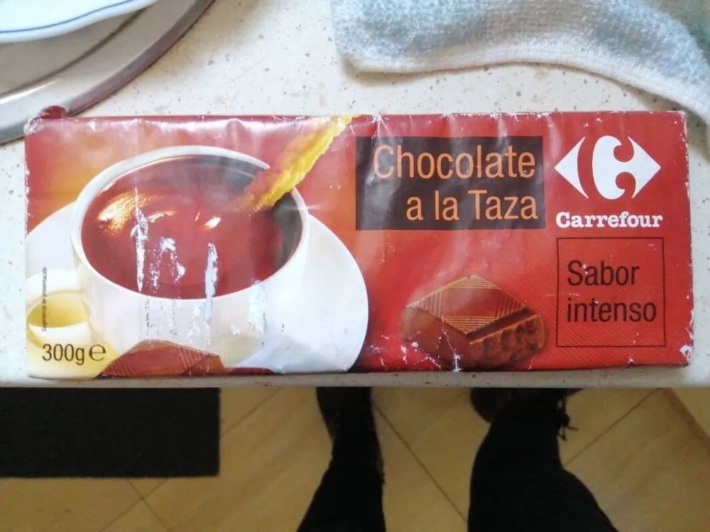 Chocolate a la taza sabor intenso