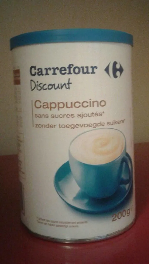 Cappucino sans sucres ajoutés