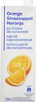 Orange Jus à base de concentré