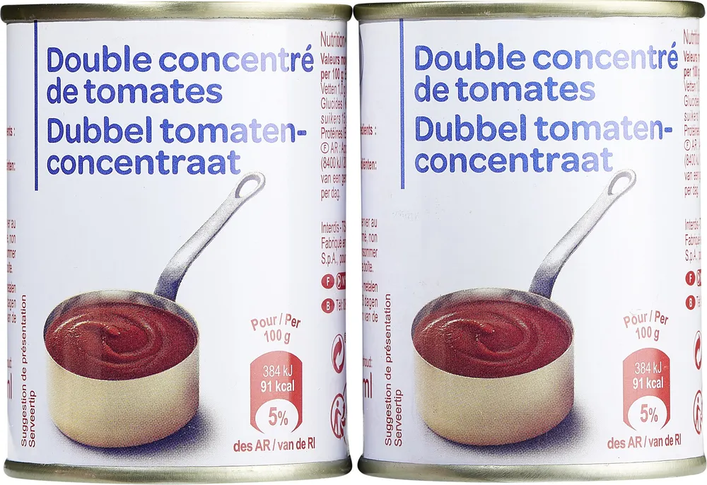 Double concentré de tomates