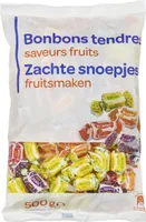 Bonbons tendres Saveurs fruits