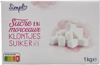 Sucre en morceaux