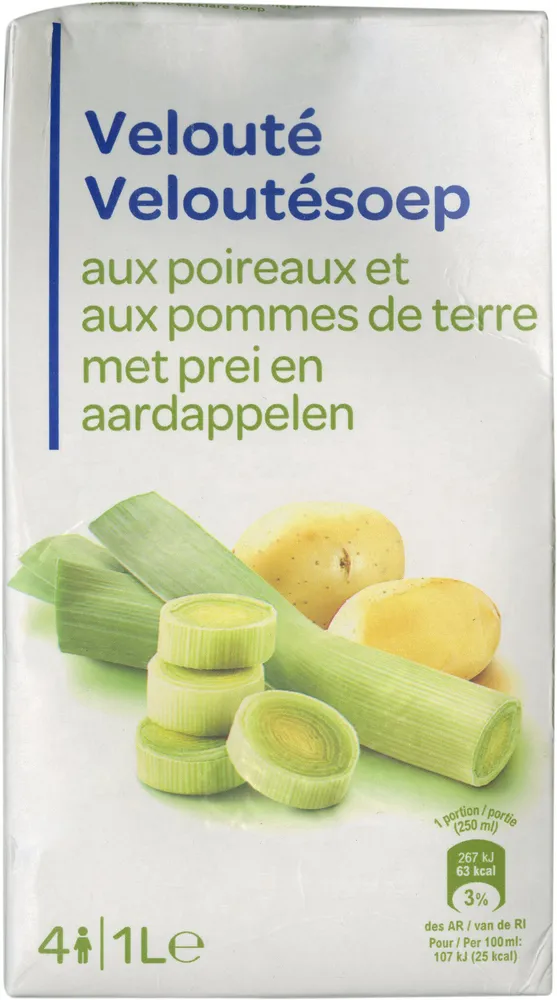 Velouté aux poireaux et pommes de terre